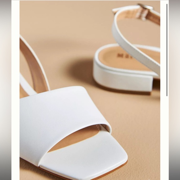 NWT Anthropology Maeve Asymmetric Slingback Heels - Picture 3 of 3